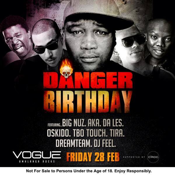Dangers birthday